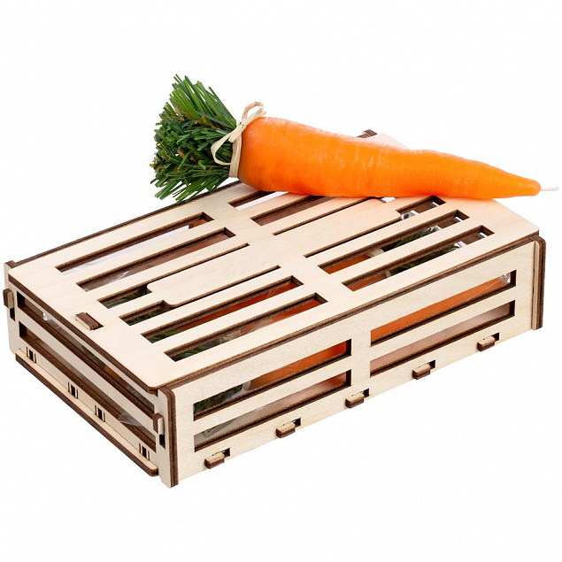 Набор свечей «Ящик морковки» с логотипом в Самаре заказать по выгодной цене в кибермаркете AvroraStore