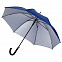 Зонт-трость Silverine, синий с логотипом в Самаре заказать по выгодной цене в кибермаркете AvroraStore