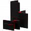 Чехол для пропуска Multimo, черный с красным с логотипом в Самаре заказать по выгодной цене в кибермаркете AvroraStore