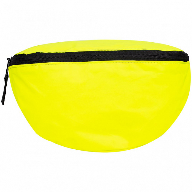 Поясная сумка Manifest Color из светоотражающей ткани, неон-желтая с логотипом в Самаре заказать по выгодной цене в кибермаркете AvroraStore