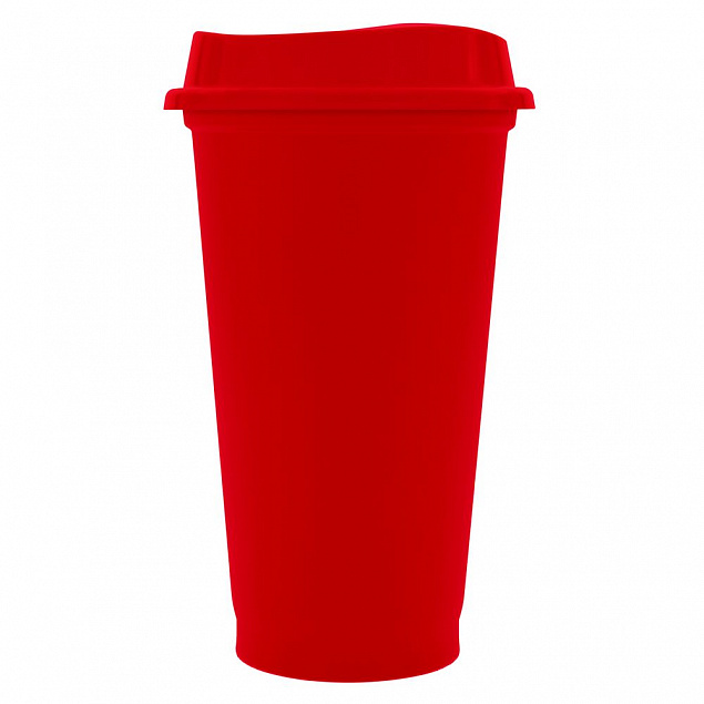 Стакан с крышкой Color Cap, красный с логотипом в Самаре заказать по выгодной цене в кибермаркете AvroraStore