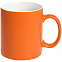 Кружка Promo матовая, оранжевая с логотипом в Самаре заказать по выгодной цене в кибермаркете AvroraStore