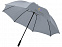 Зонт-трость Zeke 30, серый с логотипом в Самаре заказать по выгодной цене в кибермаркете AvroraStore