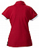 Рубашка поло женская ANTREVILLE, красная с логотипом в Самаре заказать по выгодной цене в кибермаркете AvroraStore