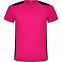 Спортивная футболка DETROIT мужская, ФУКСИЯ/ЧЕРНЫЙ XL с логотипом в Самаре заказать по выгодной цене в кибермаркете AvroraStore