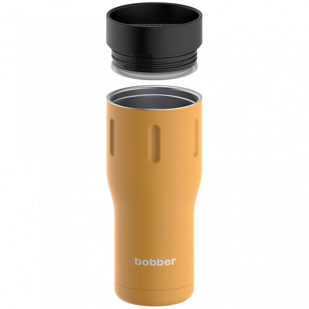 Термостакан Tumbler 470, вакуумный, оранжевый с логотипом в Самаре заказать по выгодной цене в кибермаркете AvroraStore