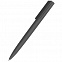Ручка пластиковая Lavy софт-тач, тёмно-серая с логотипом в Самаре заказать по выгодной цене в кибермаркете AvroraStore