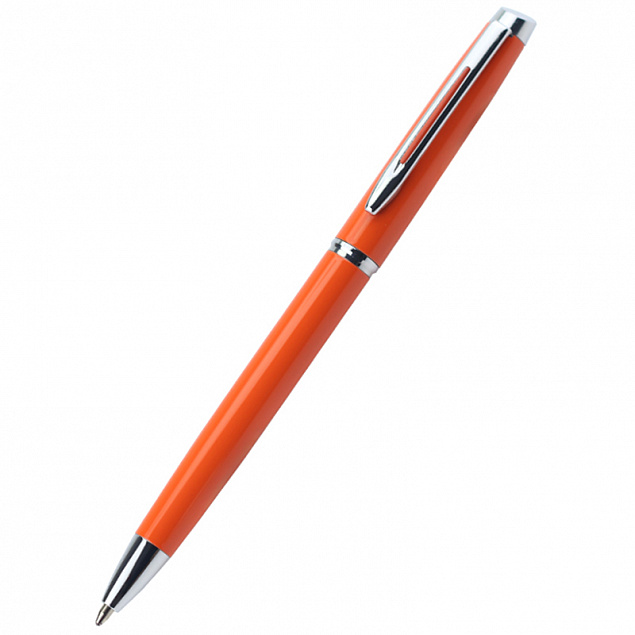 Ручка металлическая Patriot, оранжевая с логотипом в Самаре заказать по выгодной цене в кибермаркете AvroraStore