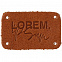 Лейбл кожаный Beta, S, горчичный с логотипом в Самаре заказать по выгодной цене в кибермаркете AvroraStore