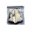 Ёлочная игрушка Ёлочка (белый с золотым ) с логотипом в Самаре заказать по выгодной цене в кибермаркете AvroraStore