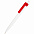 Ручка пластиковая Blancore, красная с логотипом в Самаре заказать по выгодной цене в кибермаркете AvroraStore
