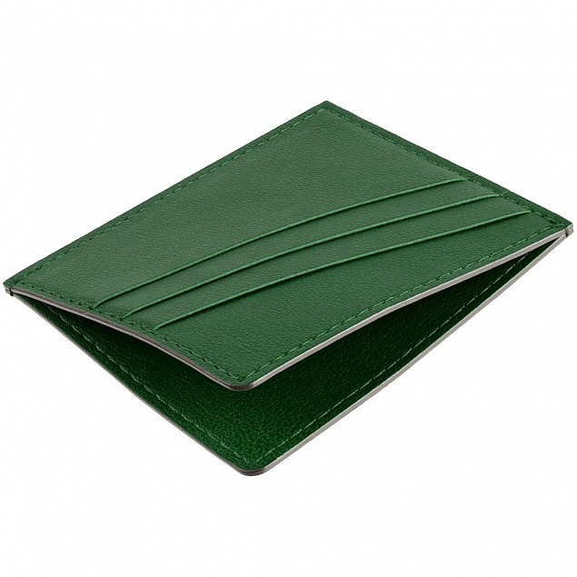 Чехол для карточек Petrus, зеленый с логотипом в Самаре заказать по выгодной цене в кибермаркете AvroraStore