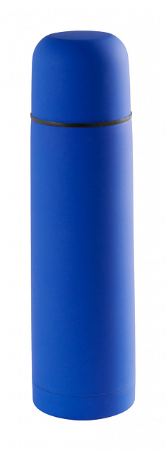 Термос 500 мл,синий с логотипом в Самаре заказать по выгодной цене в кибермаркете AvroraStore