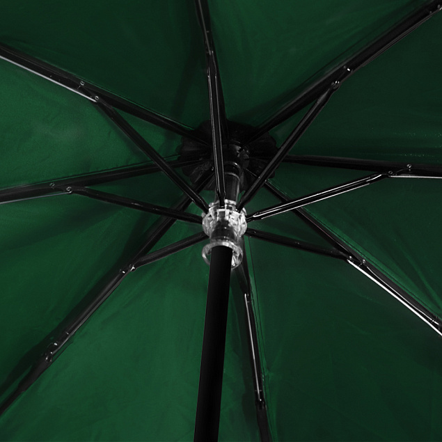 Зонт Glamour - Зеленый FF с логотипом в Самаре заказать по выгодной цене в кибермаркете AvroraStore