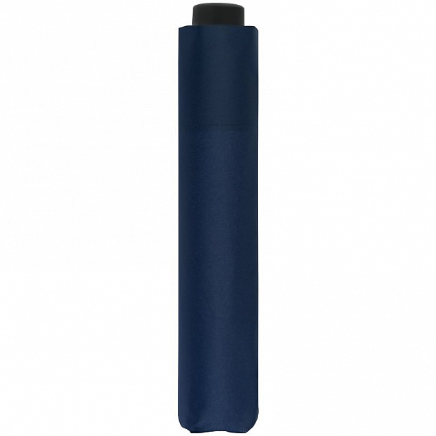 Зонт складной Zero Large, темно-синий с логотипом в Самаре заказать по выгодной цене в кибермаркете AvroraStore