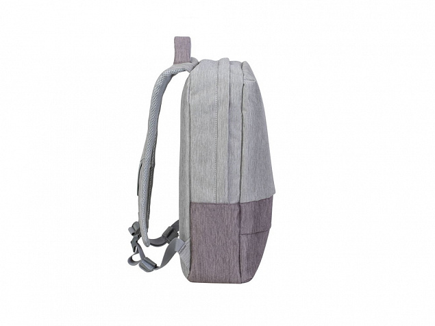 RIVACASE 7562 grey/mocha рюкзак для ноутбука 15.6, серый/кофейный с логотипом в Самаре заказать по выгодной цене в кибермаркете AvroraStore