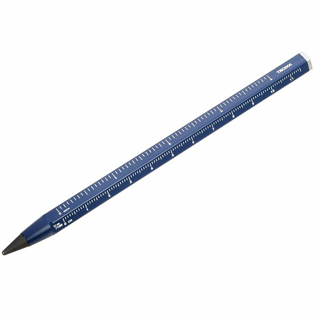 Вечный карандаш Construction Endless, темно-синий с логотипом в Самаре заказать по выгодной цене в кибермаркете AvroraStore