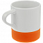 Кружка с силиконовой подставкой Protege, оранжевая с логотипом в Самаре заказать по выгодной цене в кибермаркете AvroraStore