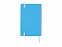 Блокнот классический офисный Juan А5, голубой с логотипом в Самаре заказать по выгодной цене в кибермаркете AvroraStore