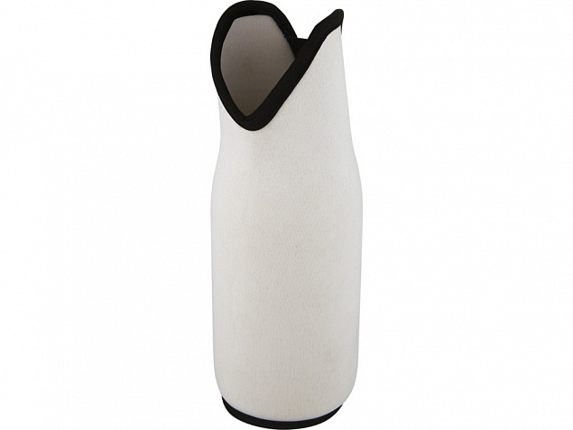 Noun Держатель-руква для бутылки с вином из переработанного неопрена, белый с логотипом в Самаре заказать по выгодной цене в кибермаркете AvroraStore