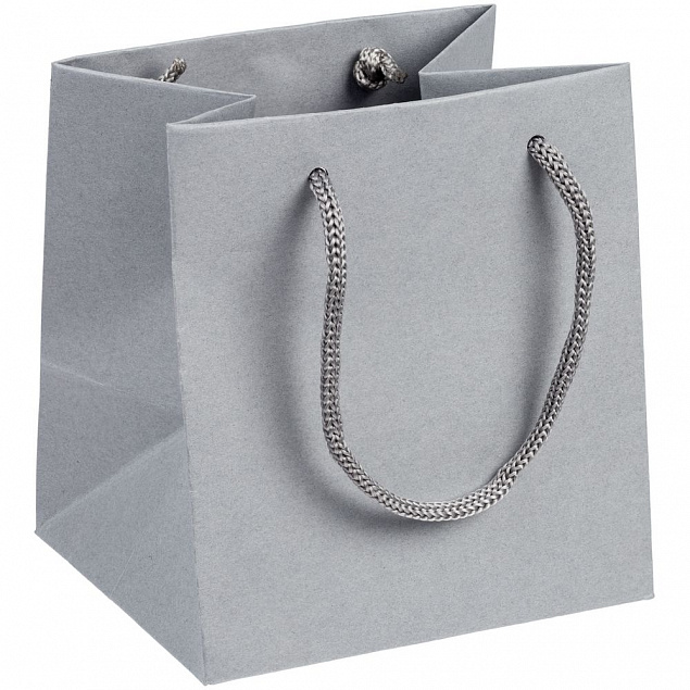 Пакет под кружку Cupfull, серый с логотипом в Самаре заказать по выгодной цене в кибермаркете AvroraStore