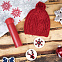 Подарочный набор WINTER TALE: шапка, термос, новогодние украшения, красный с логотипом в Самаре заказать по выгодной цене в кибермаркете AvroraStore