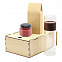 Подарочный набор Ченз, (черный чай, мед с фундуком и какао) с логотипом в Самаре заказать по выгодной цене в кибермаркете AvroraStore
