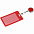 Чехол для пропуска с ретрактором Devon, красный с логотипом в Самаре заказать по выгодной цене в кибермаркете AvroraStore