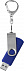 Флешка Double Twist 16 Гб синяя с логотипом в Самаре заказать по выгодной цене в кибермаркете AvroraStore