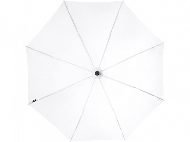 Противоштормовой зонт Noon 23 полуавтомат, белый с логотипом в Самаре заказать по выгодной цене в кибермаркете AvroraStore
