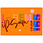 Наклейка тканевая Lunga, L,оранжевый неон с логотипом в Самаре заказать по выгодной цене в кибермаркете AvroraStore