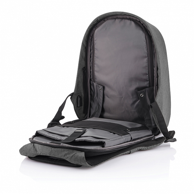Антикражный рюкзак Bobby Hero  XL, серый с логотипом в Самаре заказать по выгодной цене в кибермаркете AvroraStore