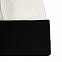 Шапка Snappy, белая с черным с логотипом в Самаре заказать по выгодной цене в кибермаркете AvroraStore