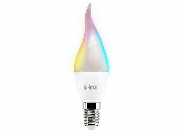Умная лампочка HIPER IoT LED C2 RGB с логотипом в Самаре заказать по выгодной цене в кибермаркете AvroraStore