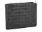 Бумажник Mano Don Luca, натуральная кожа в черном цвете, 12,5 х 9,7 см с логотипом в Самаре заказать по выгодной цене в кибермаркете AvroraStore
