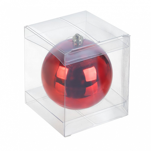 Прозрачная коробка для пластиковых шаров 8 см с логотипом в Самаре заказать по выгодной цене в кибермаркете AvroraStore