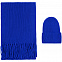 Шарф Flette, синий (василек) с логотипом в Самаре заказать по выгодной цене в кибермаркете AvroraStore
