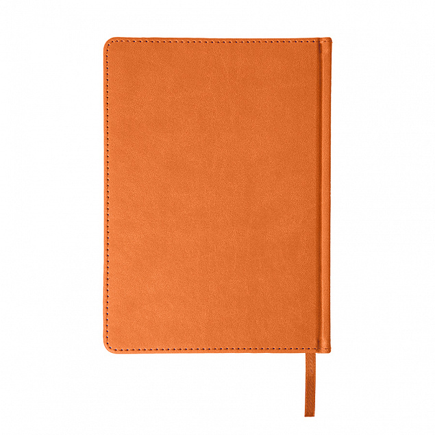 Ежедневник недатированный Bliss, А5,  оранжевый, белый блок, без обреза с логотипом в Самаре заказать по выгодной цене в кибермаркете AvroraStore