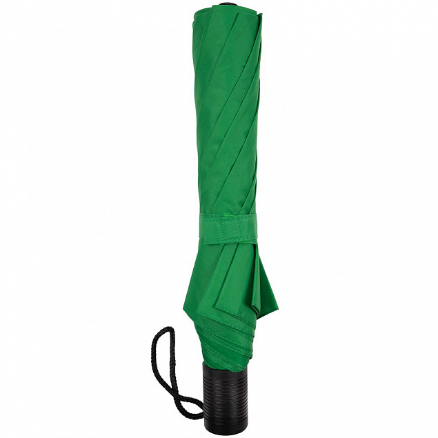 Зонт складной Rain Spell, зеленый с логотипом в Самаре заказать по выгодной цене в кибермаркете AvroraStore