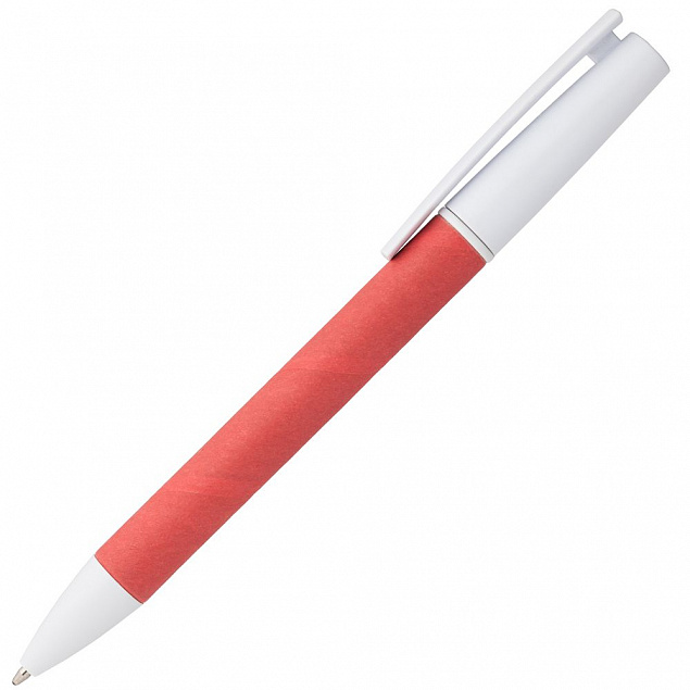 Ручка шариковая Pinokio, красная с логотипом в Самаре заказать по выгодной цене в кибермаркете AvroraStore