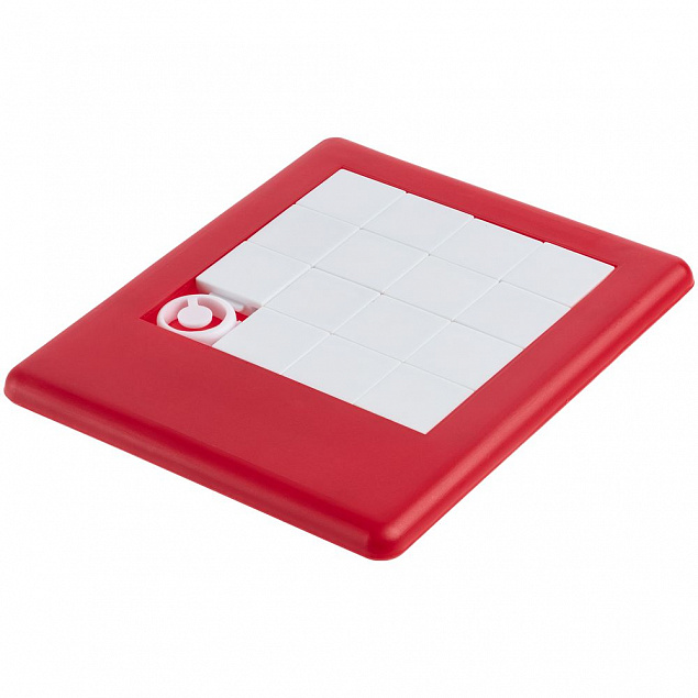 Головоломка «Пятнашки», красная с логотипом в Самаре заказать по выгодной цене в кибермаркете AvroraStore