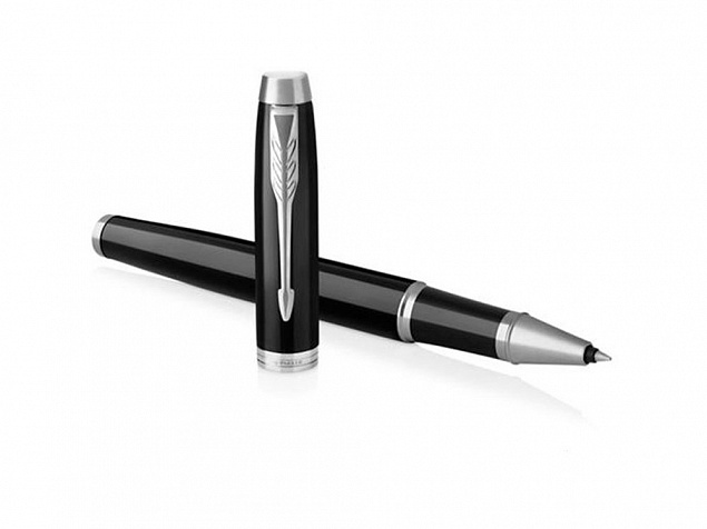 Ручка Parker роллер «IM Core Black Chrome CT» с логотипом в Самаре заказать по выгодной цене в кибермаркете AvroraStore