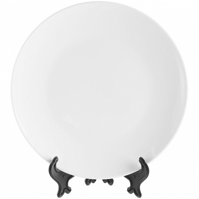 Тарелка Wonder для сублимационной печати, белая с логотипом в Самаре заказать по выгодной цене в кибермаркете AvroraStore