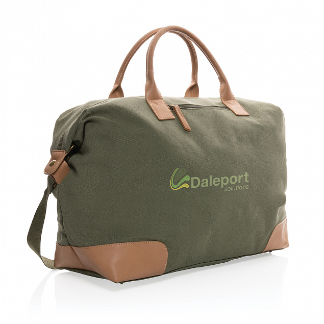 Большая дорожная сумка Impact из переработанного канваса AWARE™ с логотипом в Самаре заказать по выгодной цене в кибермаркете AvroraStore