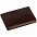 Футляр для визиток или пластиковых карт, коричневый с логотипом в Самаре заказать по выгодной цене в кибермаркете AvroraStore