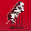 Футболка «Меламед. Kraftwerk», красная с логотипом в Самаре заказать по выгодной цене в кибермаркете AvroraStore