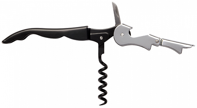 Нож официанта BEST SERVING, черный с логотипом в Самаре заказать по выгодной цене в кибермаркете AvroraStore
