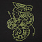 Толстовка «Полинезийский дракон», черная с логотипом в Самаре заказать по выгодной цене в кибермаркете AvroraStore