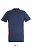 Фуфайка (футболка) REGENT мужская,Синий джинc L с логотипом в Самаре заказать по выгодной цене в кибермаркете AvroraStore