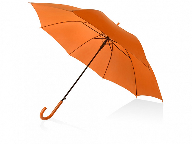 Зонт-трость Яркость, оранжевый с логотипом в Самаре заказать по выгодной цене в кибермаркете AvroraStore
